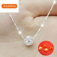 Original 925 Sterling Silver Necklace Women Men Transfer Beads Pendant Pure Silver Pendant Jewelry G