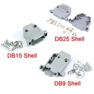 5Pcs-1pc DB9 DB15 DB25 DB37 Plastic Shell DB Serial Series Shell DB9 Connectors