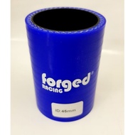 45mm 45 mm 1.75" Forged Racing Silicone Straight Hose Blue