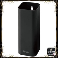 ★TV Back Storage Case Cleaner Brush with VESA Mounting Hole Installation W7.0×D7.0×H18.0cm Black AVD