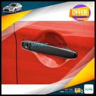 Mitsuibishi Lancer 2008 - 2017 Door Handle Cover Trim Carbon Fiber Pattern Mitsuibishi Lancer Car Ac
