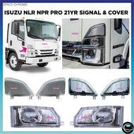 ISUZU NLR NPR PRO FACELIFT 2021 SIGNAL CORNER PANEL GARNISH ISUZU CHROME ACCESSORIES
