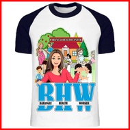 ☸ ▤ ◫ Barangay Health Worker BHW Tshirt - Sublimated Print