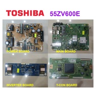 TOSHIBA LCD TV 55ZV600E 55ZV-600E Power Board PE0690 V28Z00097101 Main Board PE0753 V28A000995A1 Inv