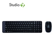 เมาส์และคีย์บอร์ด Logitech Wireless Keyboard + Mouse Combo MK220 by Studio 7