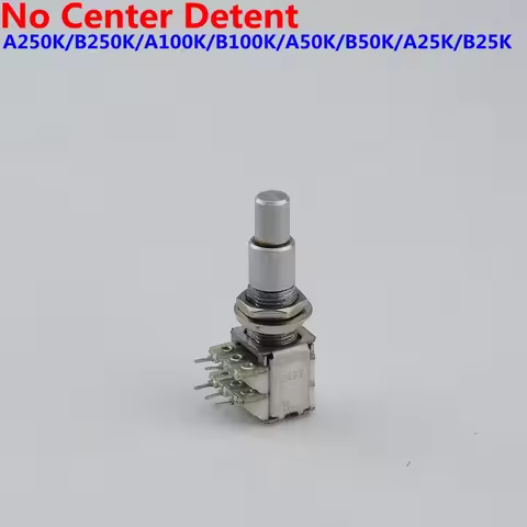 【Made in Korea】1 Piece Alpha Stacked Dual Concentric Potentiometer(POT) No Center Detent ( #1121 ) G
