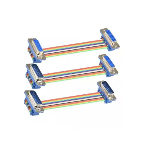 1pcs D-SUB DB9 DB15 DB25 DB37 DIDC 9 15 25 37Pin Male Female Cable D-SUD serial port connector adapt