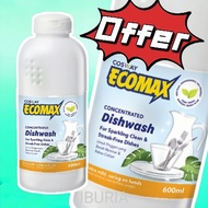 Ecomax Concentrated Dishwash (600ml)