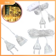 LIXIA 3M Cable LED String Lights Led light string For Christmas Decoration Extension Cord Lantern Line