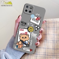 Case REALME C21Y (RMX3261) / C25Y (RMX3265) - Eksotik - Casing REALME C21Y / C25Y - Bahan Lentur Pre