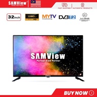 SAMView Smart Digital LED TV / Television With Android OS V.13 FHD 1080I MYTV DVB-T2 Ready (32")