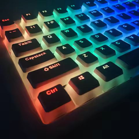 2026 New Pudding Keycaps Transparent OEM PBT Key Caps for Gaming Keyboard Custom Mechanical Keyboard