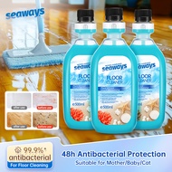Seaways Floor Cleaner liquid 500ml multi-effect plant derived lasting antibacterial  99.9%