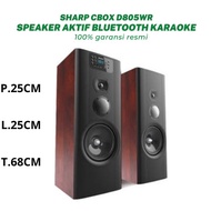 sharp speaker aktif SHARP CBOX-D805WR speaker bluetooth sharp