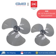 Original KDK Plastic Fan Blade 16" / 12" Replacement And Plastic Fan Knob Spinner