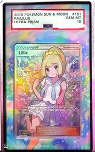 Lillie f加油莉莉艾 英文版 151/156 psa 10