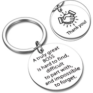 Boss Gift Office Appreciation Gifts for Boss’s Day Thank You Keychain for Mentor Leader Supervisor R