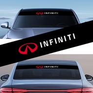 1pcs Car Front Rear Window Sticker Waterproof Sunshade Windshield Decal  For Infiniti Q50 Q70 QX70 F