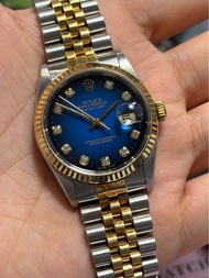 ✅🔵🔵💎原裝漸變藍水泡鑽石面🔵🔵-光線折射下會有不同效果✅ 勞力士Rolex Datejust 16233✅3135機芯✅16238 116233 18038 18238 18388 ✅ 狀態極好✅實