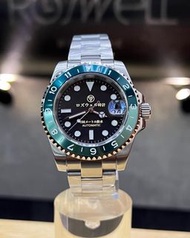 ロズウェル時計系列🏯深淺綠色/ seiko mod nh35 機芯手錶