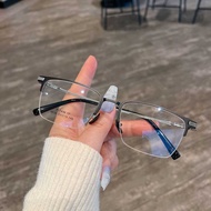 Aluminum-Magnesium Pure Titanium Frosted Business Casual Half-Frame 53 Large Frame Can Be Matched wi