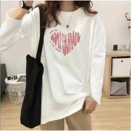 Women's Oversized Long Sleeve T-Shirt/ Women's Distro T-Shirt/ Oversized Streetwear T-Shirt Distro T
