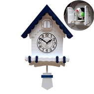 Creative European-Style Living Room Wall Clock Cuckoo Wall Clock Time-Telling Goo Clock Silent Bedroom Pocket Watch Wall Clocks Quartz Clock