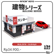 Diorama Papercraft Building -Sushi Restaurant-
