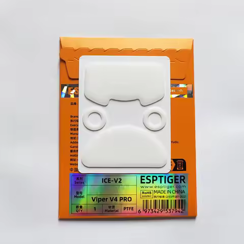 New Esports Tiger Gaming ICE Mouse Feet Mouse Skate for Razer Viper V4 Pro Mouse PTFE Mouse Feet 2.5