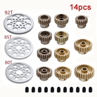 Sakura 1/10 Drift Racing Car Spare Parts Alloy 7075 Metal 48P Spur Gear 85T Motor Gear For D3 S XIS 