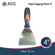 4 inch Rubber Handle Scraper Iron Scraper/ 4" Iron Scraper/