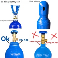 OXY Handle, handle, protective cover, Oxygen tank handle...10_15_20_40Liter, Oxygen tank protective 