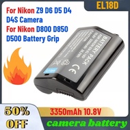 3350mAh 10.8V EN-EL18D ENEL18D EL18D Battery for Nikon Z9 D6 D5 D4 D4S Camera for Nikon D800 D850 D5