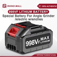 Cordless Angle Grinder 998VF lithium battery Brushless Rechargeable Polishing Grinding Cutting large