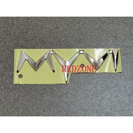 PERODUA MYVI NEW MODEL REAR BONNET LOGO WORD "MYVI" EMBLEM NEW CHROME