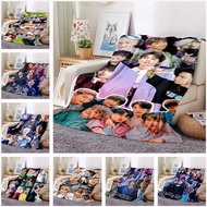 BTS BTS BTS Star Blanket Sofa Office Nap Blanket Air Conditioning Blanket Soft Keep Warm Customizabl