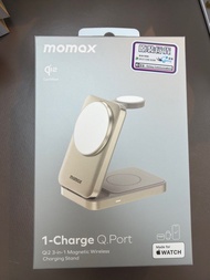 Momax 1-Charge Q.Port Q12 三合一磁吸無線充電座