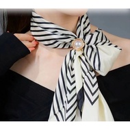 Ring Bross Pearl Scarf Scarf Hijab Pearl H987 Elegant Alloy Buckle Ring Beautiful Aesthetic Fashion 