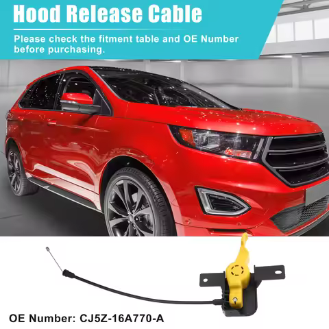 UXCELL Car Hood Release Cable for Ford Escape for Lincoln MKC CJ5Z-16A770-A 912-221