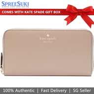 Kate Spade Wallet In Gift Box Long Wallet Marlee Large Continental Wallet Warm Beige # K7180