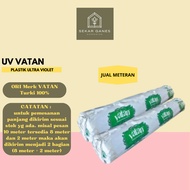 Original Vatan UV Plastic Vatan Turkey RETAIL per Meter Length with 6 Meters Width 14 Percent 200 Mi