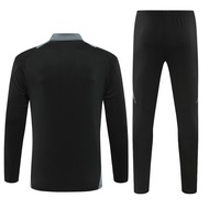 2425 Algeria Black/Long-Sleeved Top/Sports T-Shirt/Quick-Drying Jersey