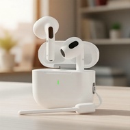 A6pro Bluetooth Earbuds Wireless HiFi Noise Cancel, Lanyard, Waterproof, Stereo, Touch Control