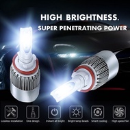 LED H7 2pcs Headlight Bulb Conversion Kit High Low Beam Fog 6000K White Lamp