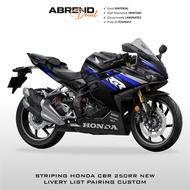 ABREND DECAL - STRIPING CBR 250RR NEW GRAPHICS CUSTOM PAIRING LIST MOTORCYCLE STICKER/ CBR 250 RR 20
