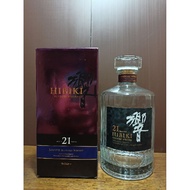 UNGU Hibiki 21 Rare Used Bottle+Purple Box