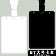 lanyard card holder lanyard card Black White Large Size B7 Card Holder Large Size Work Card B7 ID Ho