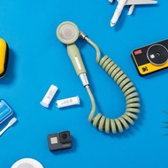 AQUADUO 橄欖綠旅行用迷你沐浴過濾花灑頭套裝(連PLA濾芯) SF-330