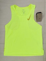 nike running aeroswift  dri-fit adv 系列馬拉松比賽螢光黃色男裝跑步運動背心