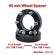 Wheel Spacer 40mm 2Pc 5x139.7 to 6x139.7 Suzuki Jimny SJ410 SJ413 Vitara Grand Vitara Kia Sportage D